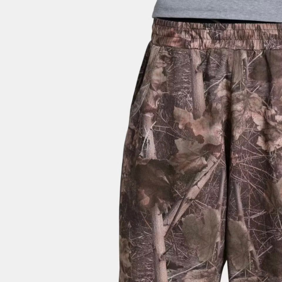 {M.Lu} Jaded London Camo Monster Jogger Shorts