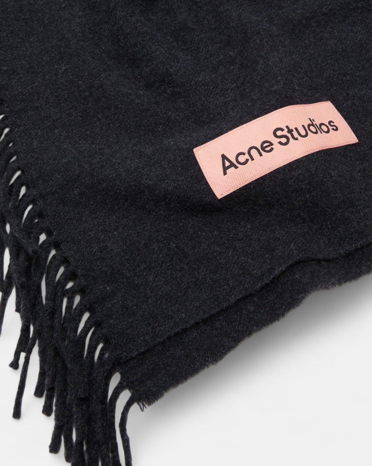 {M.Lu} Acne Studios Fringe Wool Scarf
