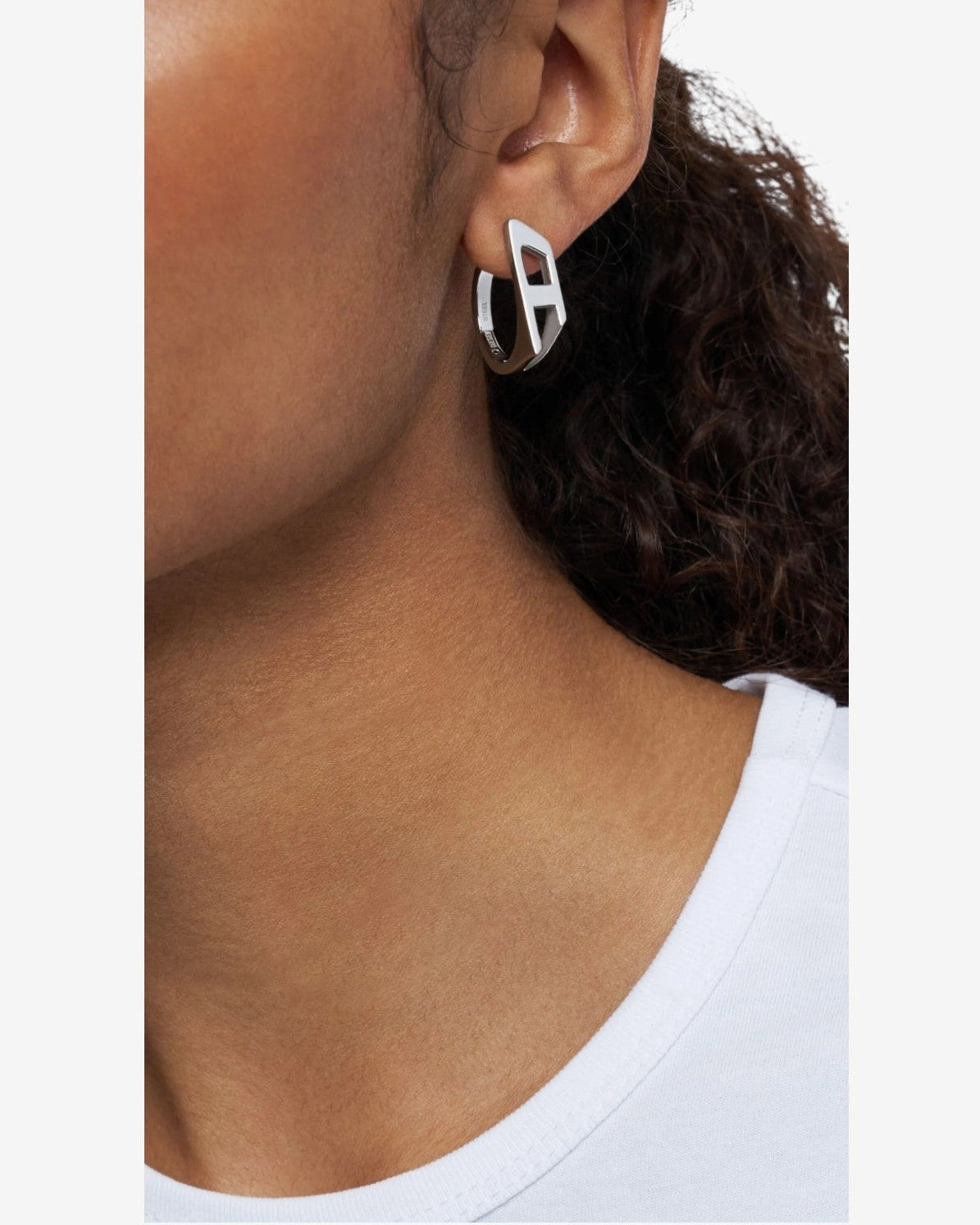 {M.Lu} Diesel Single Hoop Earring