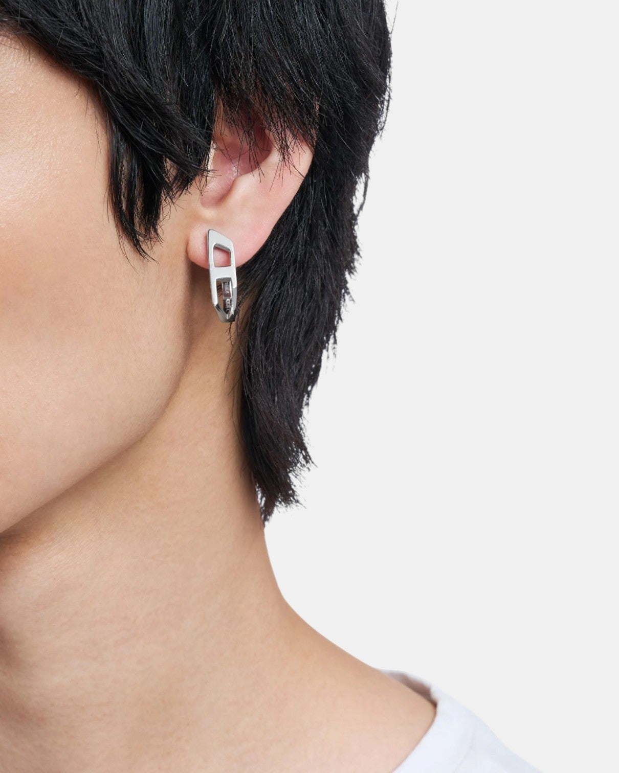{M.Lu} Diesel Single Hoop Earring