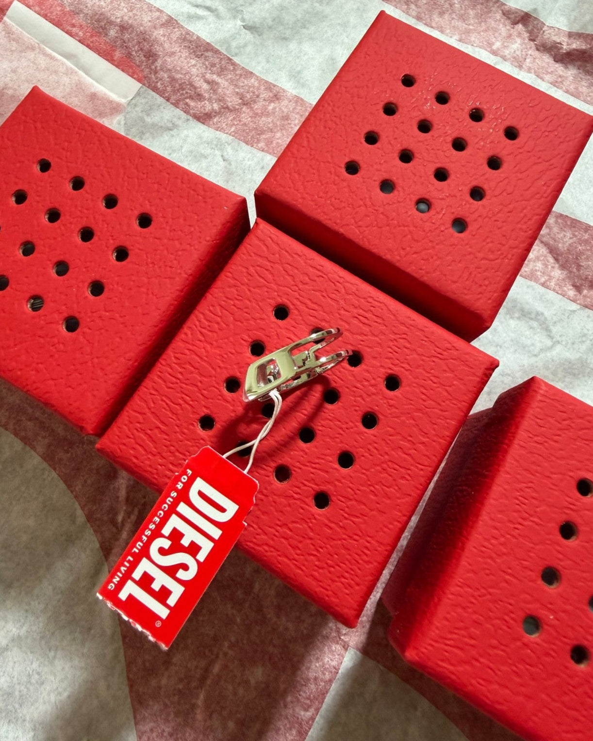 {M.Lu} Diesel Single Hoop Earring