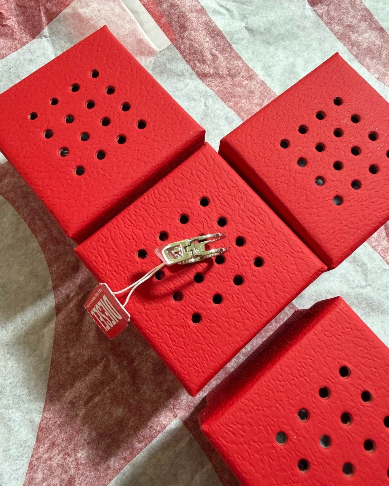 {M.Lu} Diesel Single Hoop Earring
