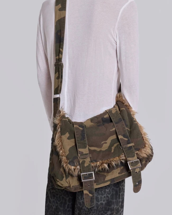 {M.Lu} Jaded London Camo Messenger Bag