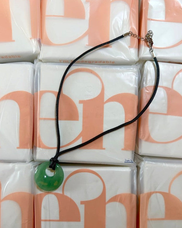 {M.Lu} en route Carnelian Cord Necklace