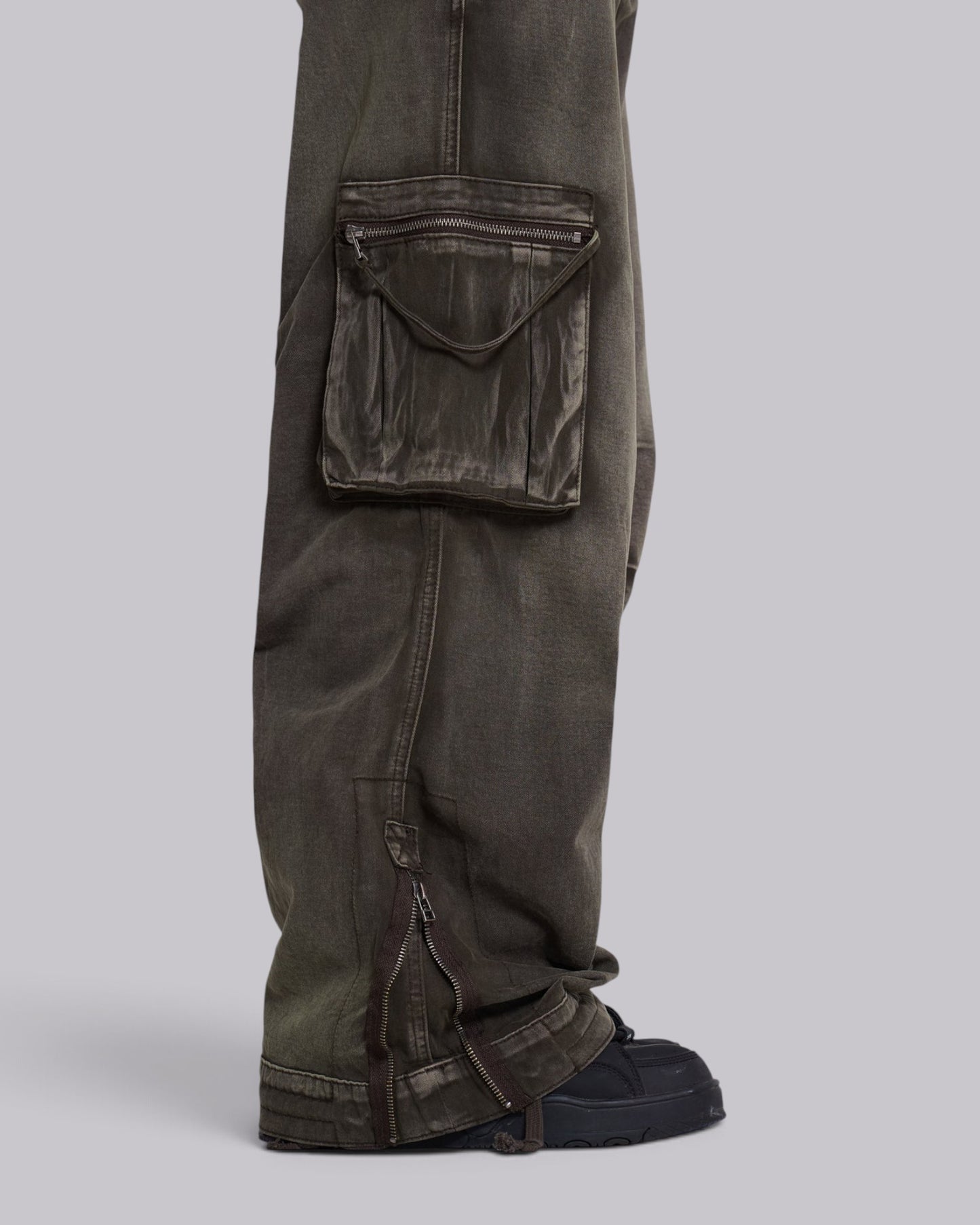 {M.Lu} Jaded London Faded Cargo Jeans