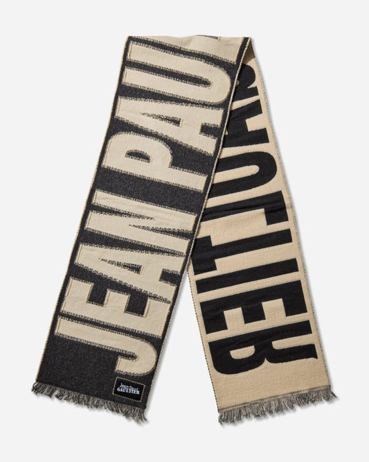 {M.Lu} Jean Paul Gaultier Logo Scarf