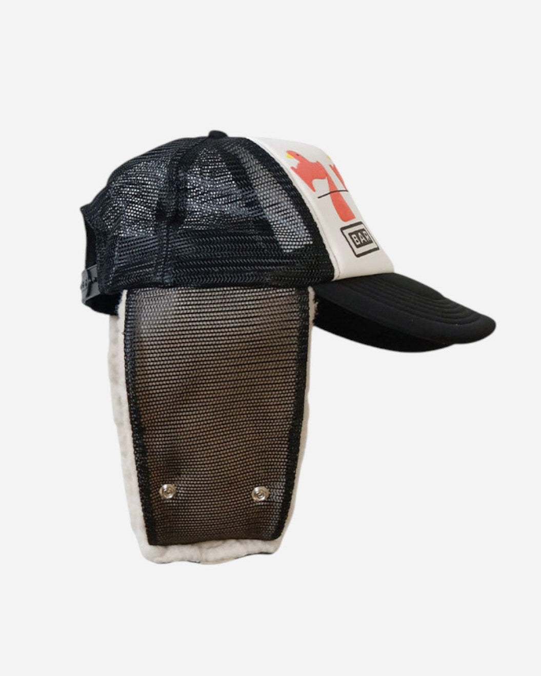 {M.Lu} Kapital Earflap Trucker Cap