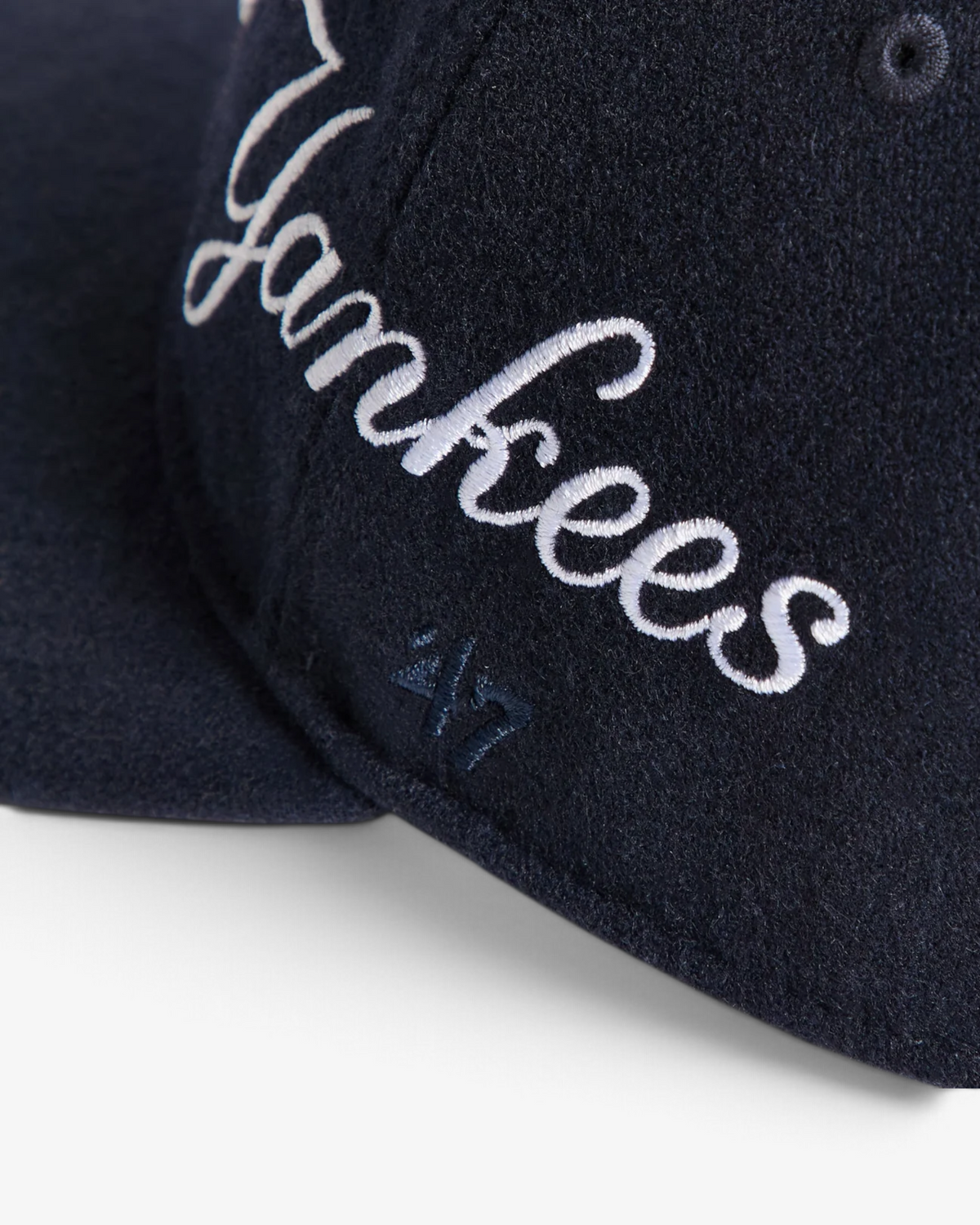 {M.Lu} Kith & 47 New York Yankees Wool K Clean Up Cap