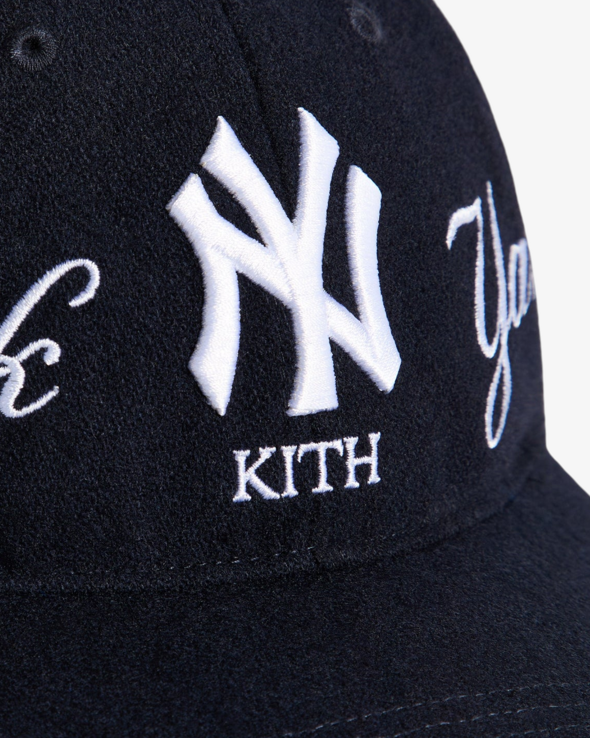 {M.Lu} Kith & 47 New York Yankees Wool K Clean Up Cap