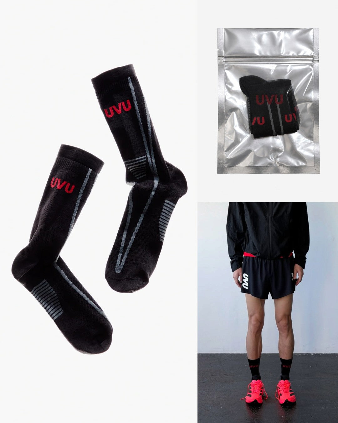 {M.Lu} UVU Running Socks