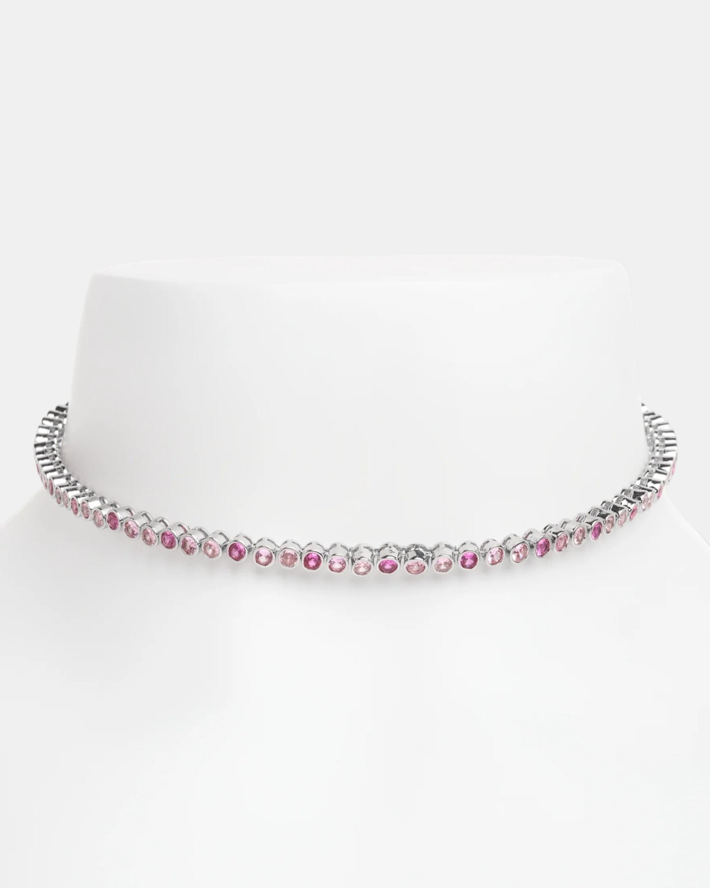 {M.Lu} Collina Strada Tennis Necklace