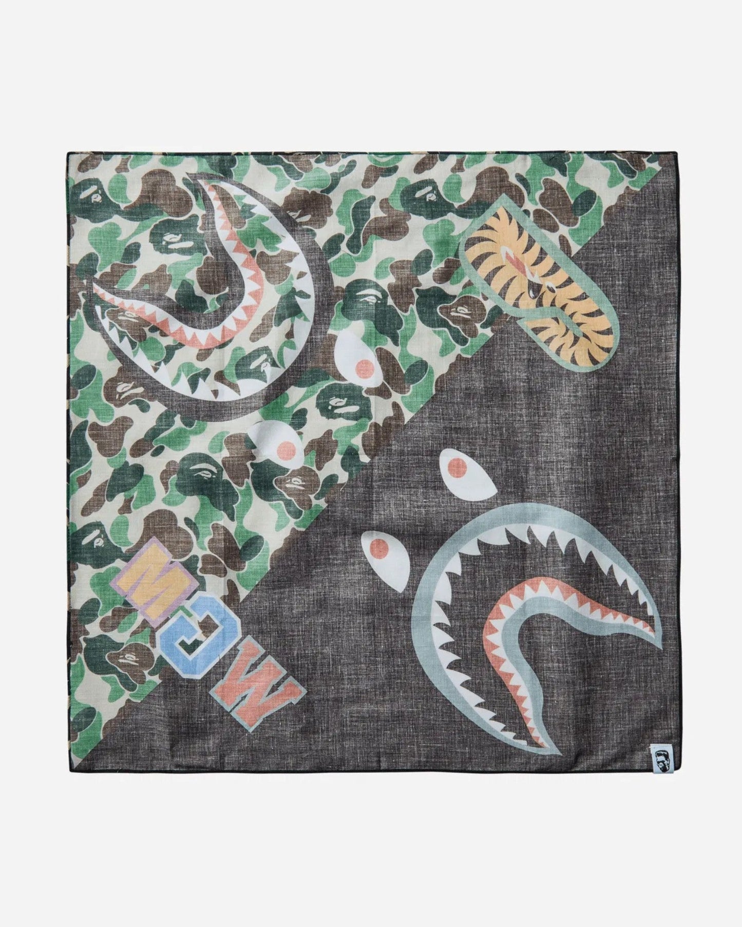 {M.Lu} A Bathing Ape Shark Bandana