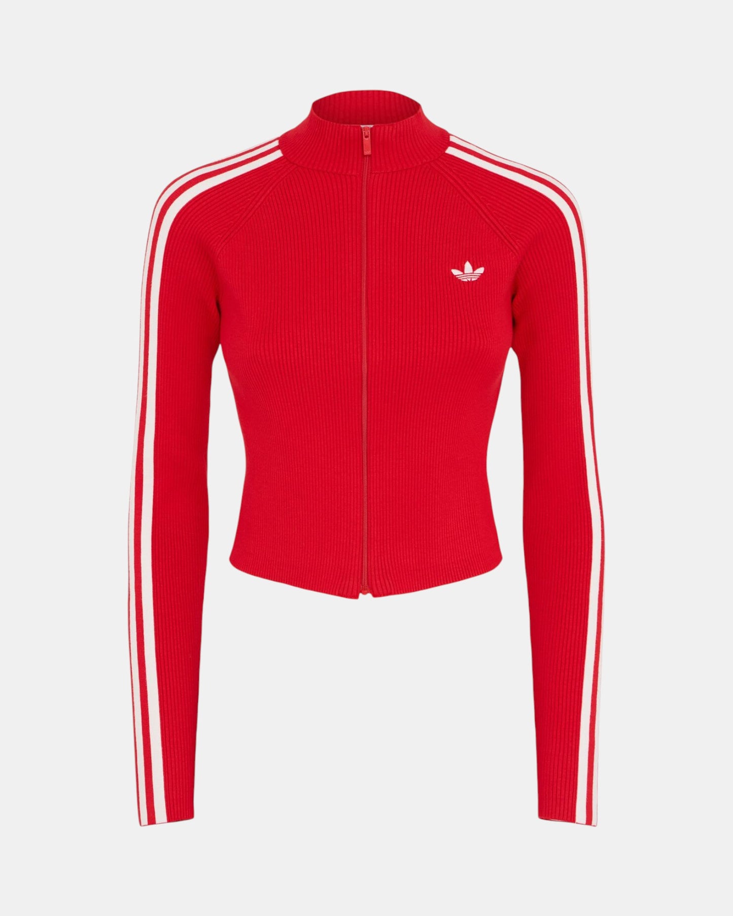 {M.Lu} Adidas Originals Slim Fit Knit Track Top
