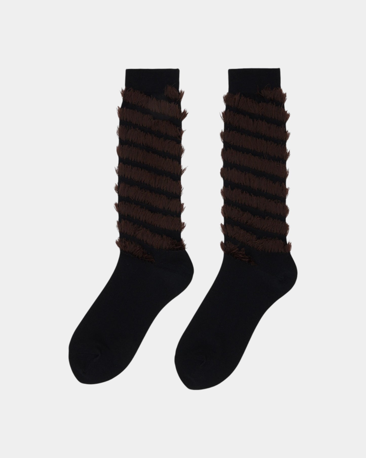 {M.Lu} Kiko Kostadinov Spiral Trim Socks