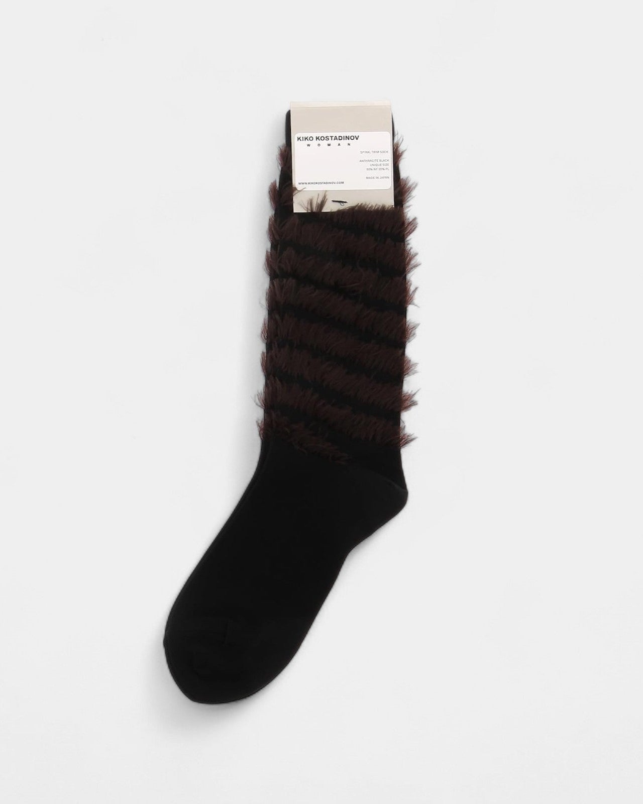 {M.Lu} Kiko Kostadinov Spiral Trim Socks