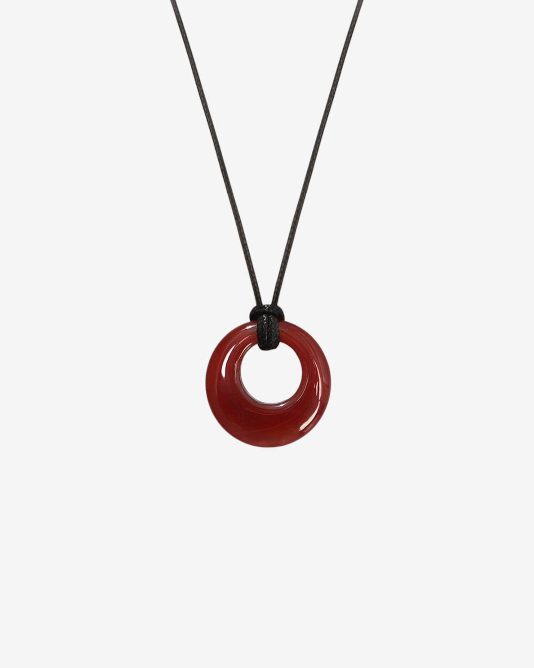 {M.Lu} en route Carnelian Cord Necklace
