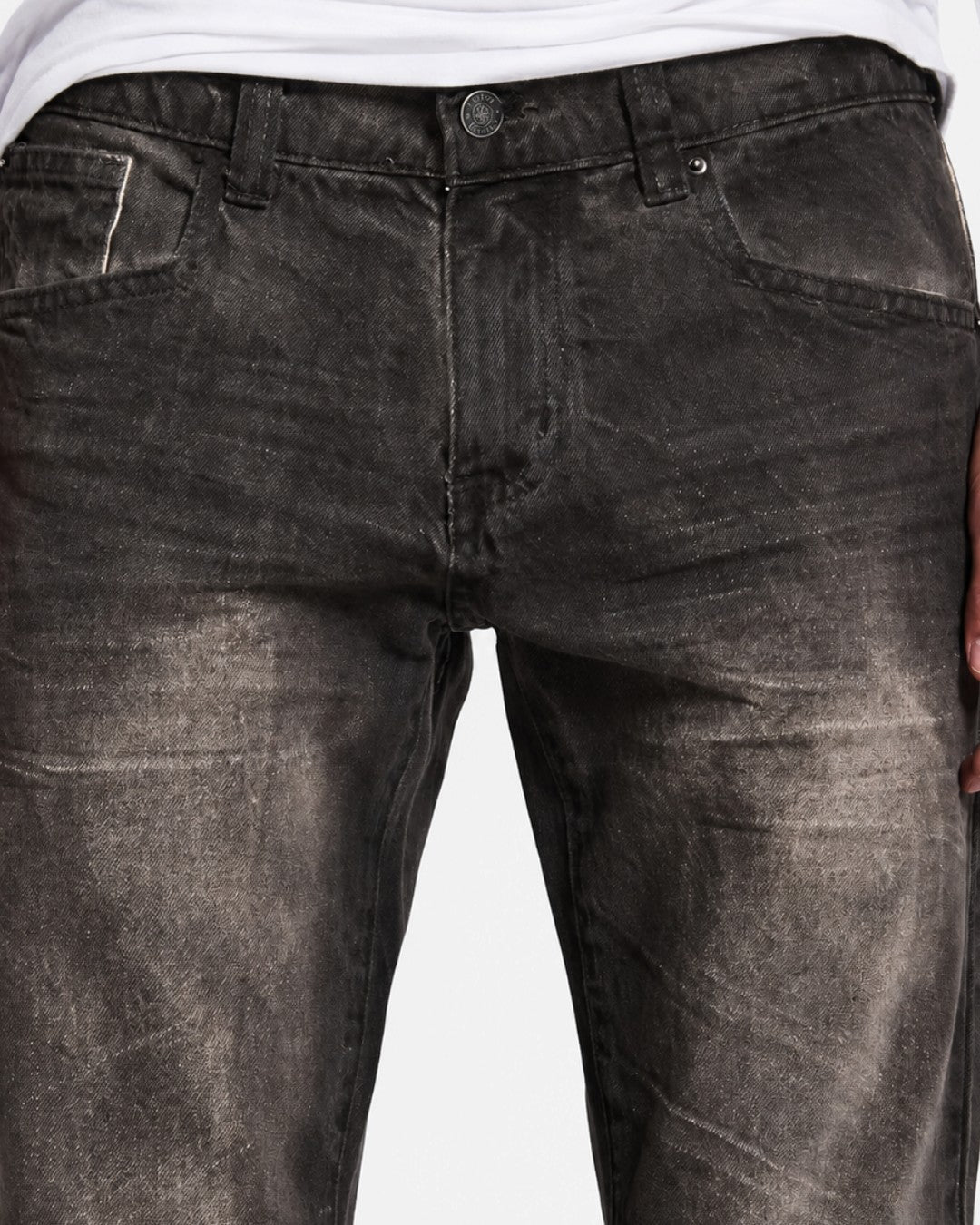 {M.Lu} Jaded London Creased Drift Bootcut Jeans