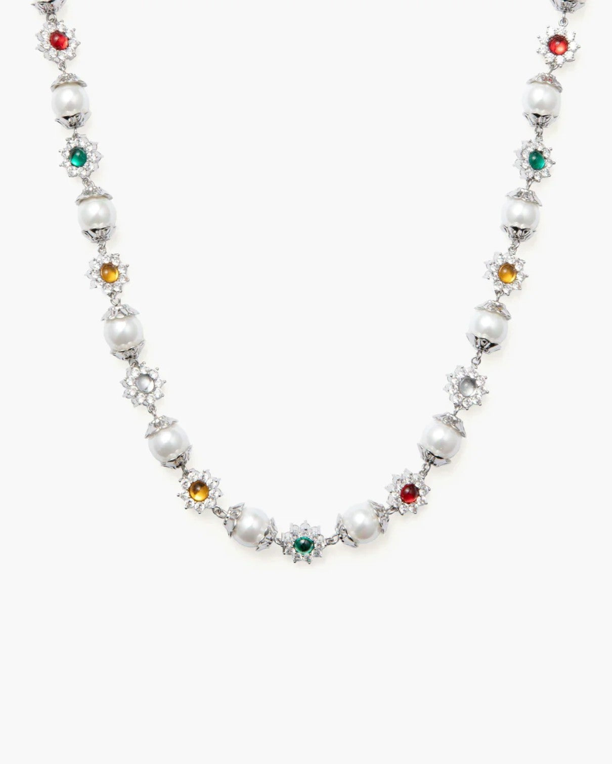 {M.Lu} en route Daisy Pearl Necklace