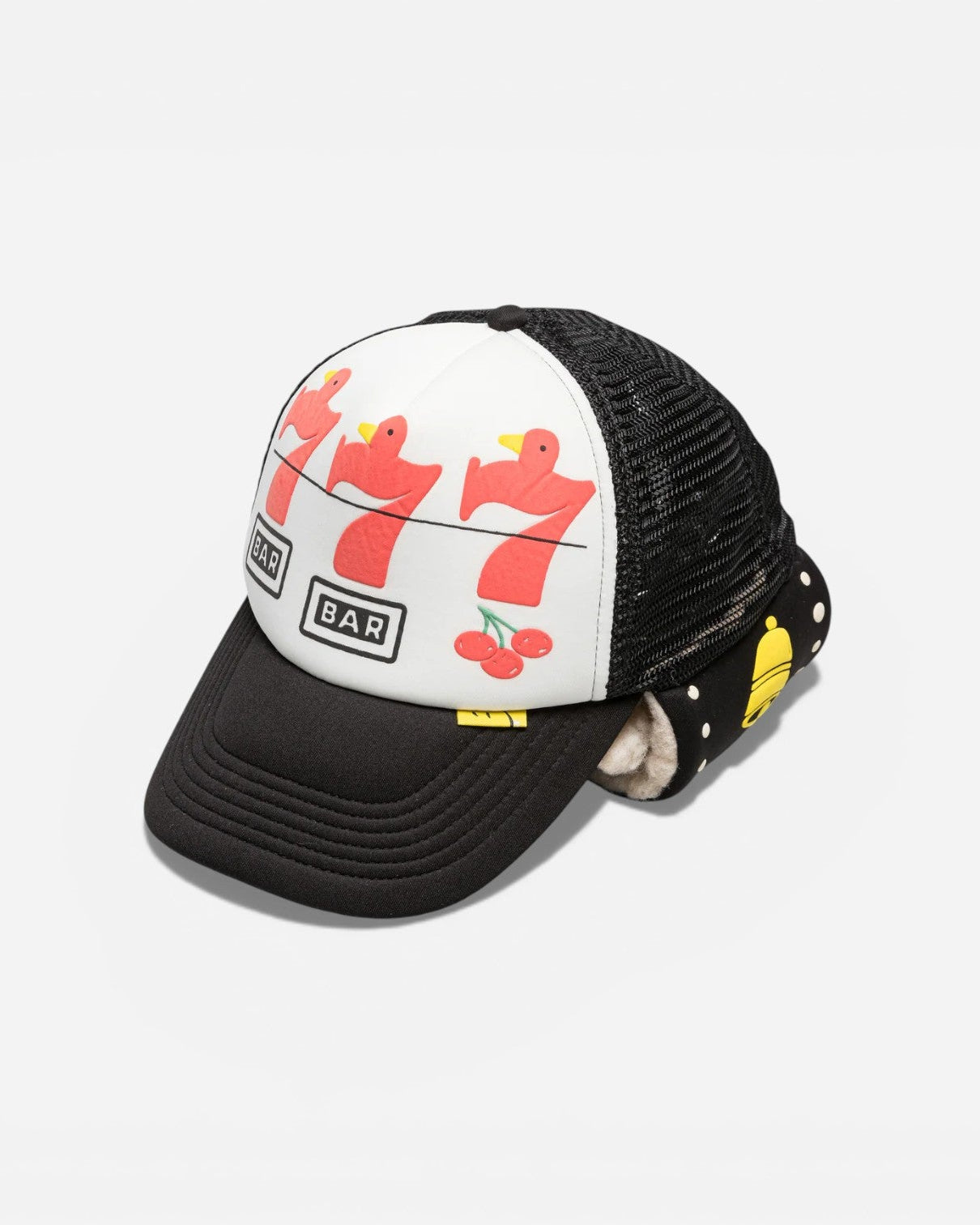 {M.Lu} Kapital Earflap Trucker Cap