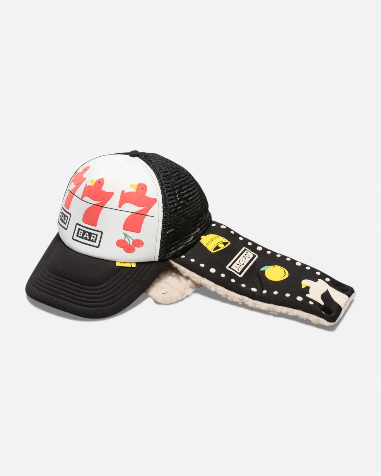 {M.Lu} Kapital Earflap Trucker Cap
