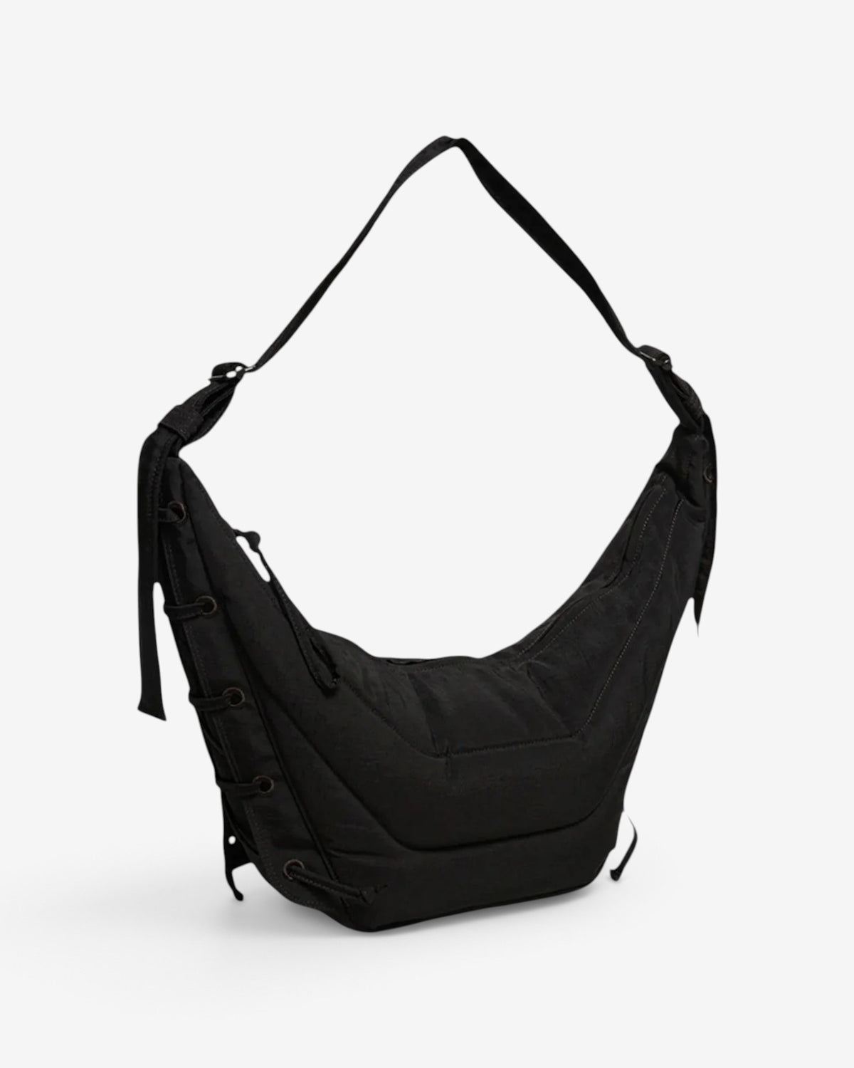 {M.Lu}  Lemaire Medium Soft Game Bag Dark Chocolate