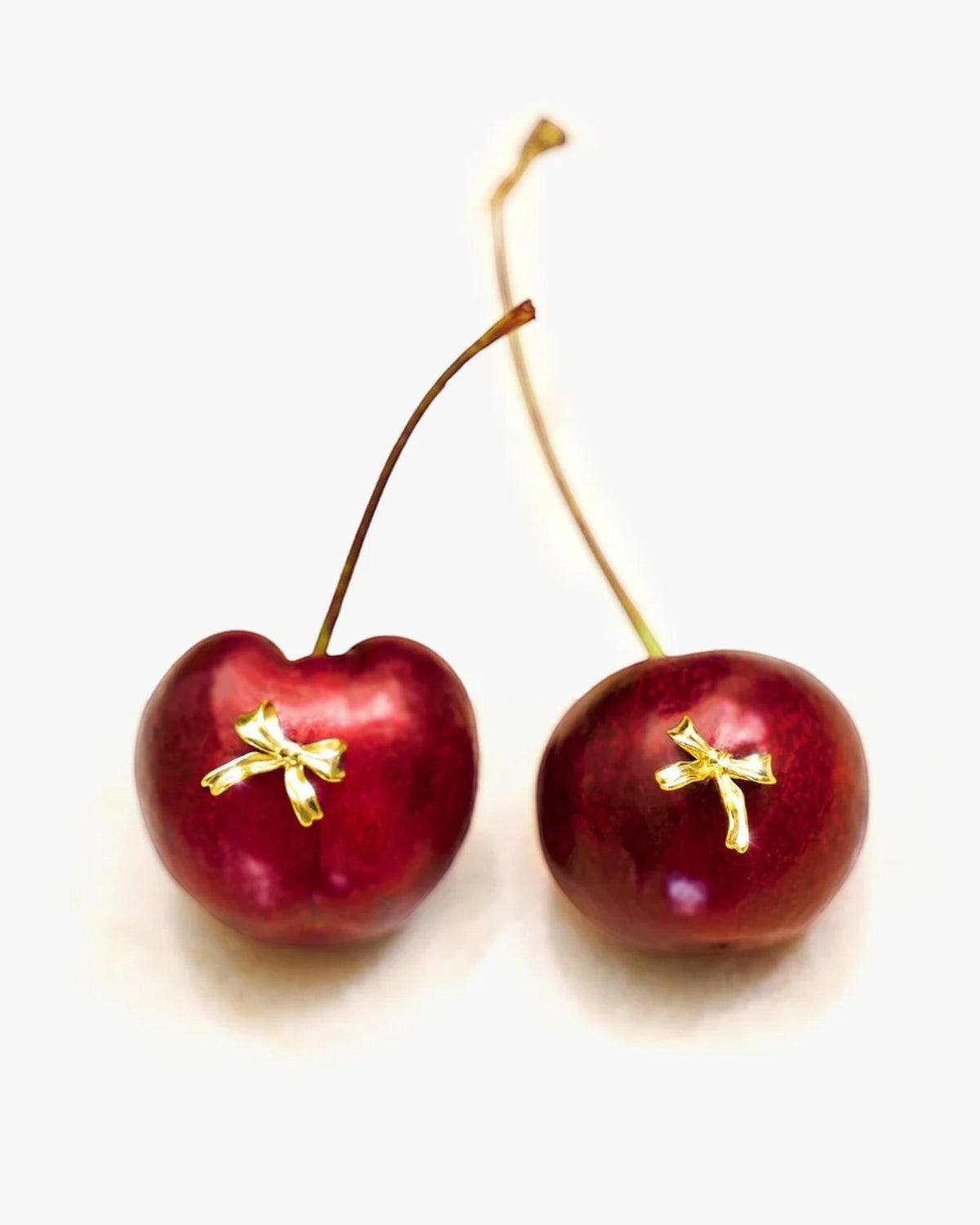 {M.Lu} en route Ribbon Stud Earrings