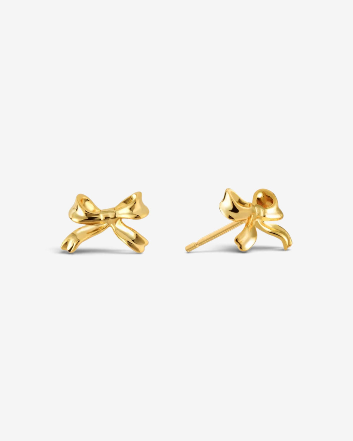 {M.Lu} en route Ribbon Stud Earrings