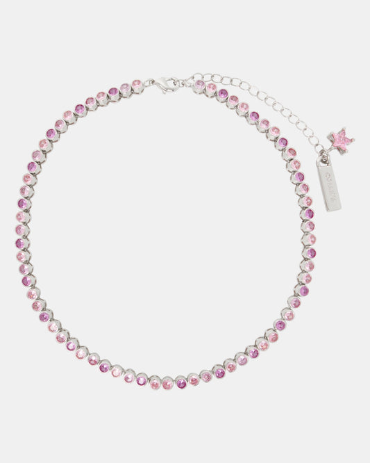 {M.Lu} Collina Strada Tennis Necklace