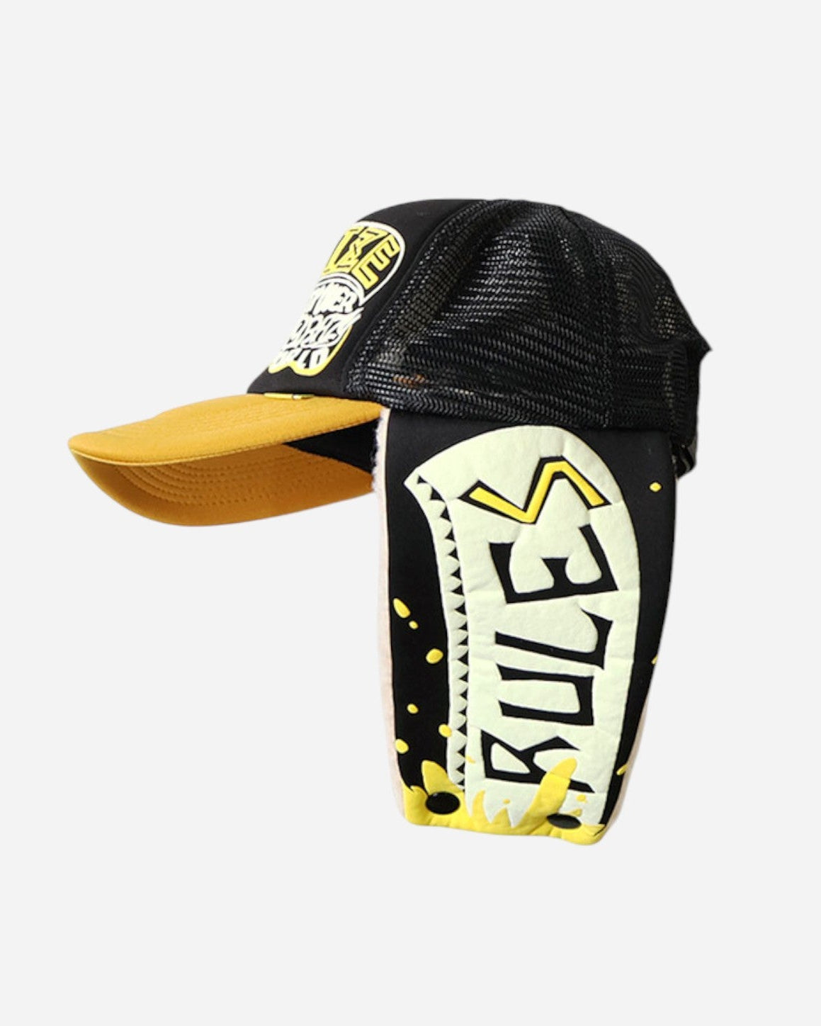 {M.Lu} Kapital KAPSIZE RULEpt Earflap Trucker Cap