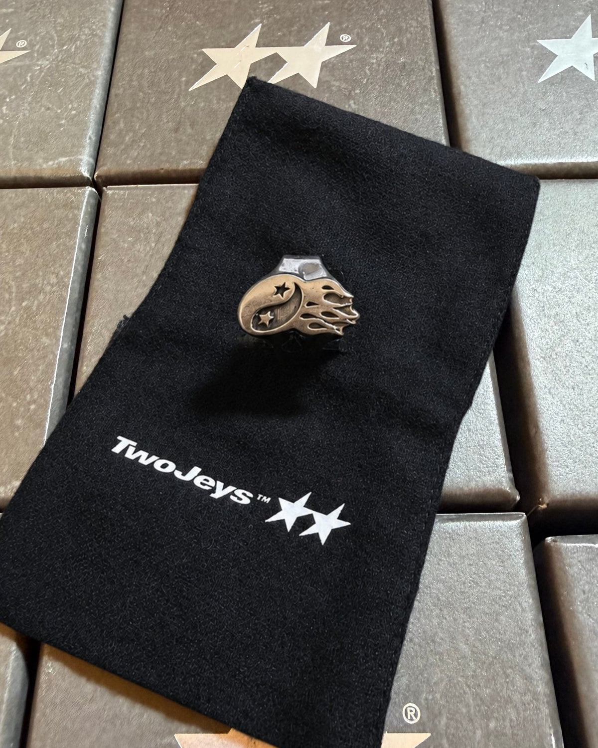 {M.Lu} Twojeys Stamp Ring