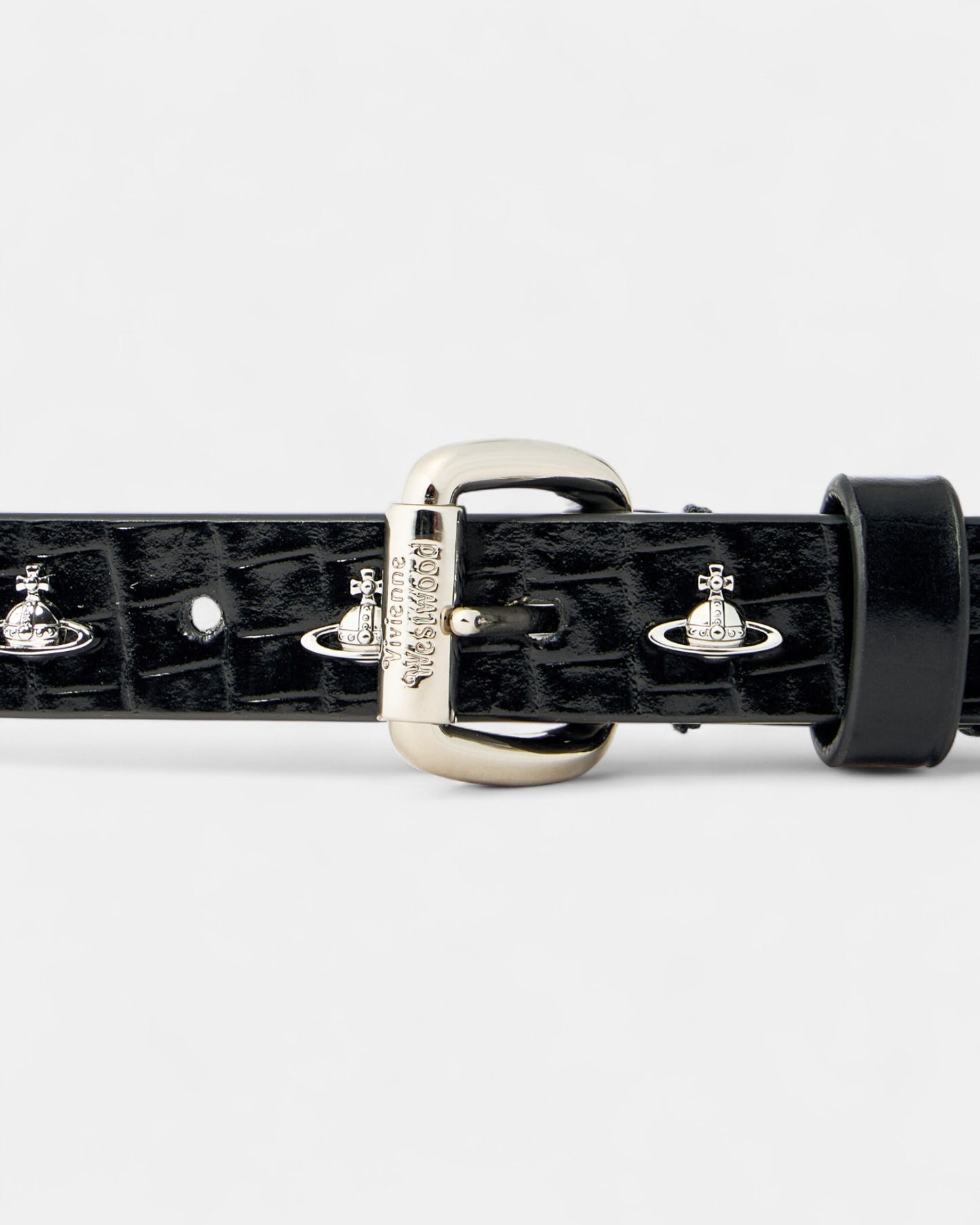 {M.Lu} Vivienne Westwood Mini Alex Orb Stud Buckle Belt