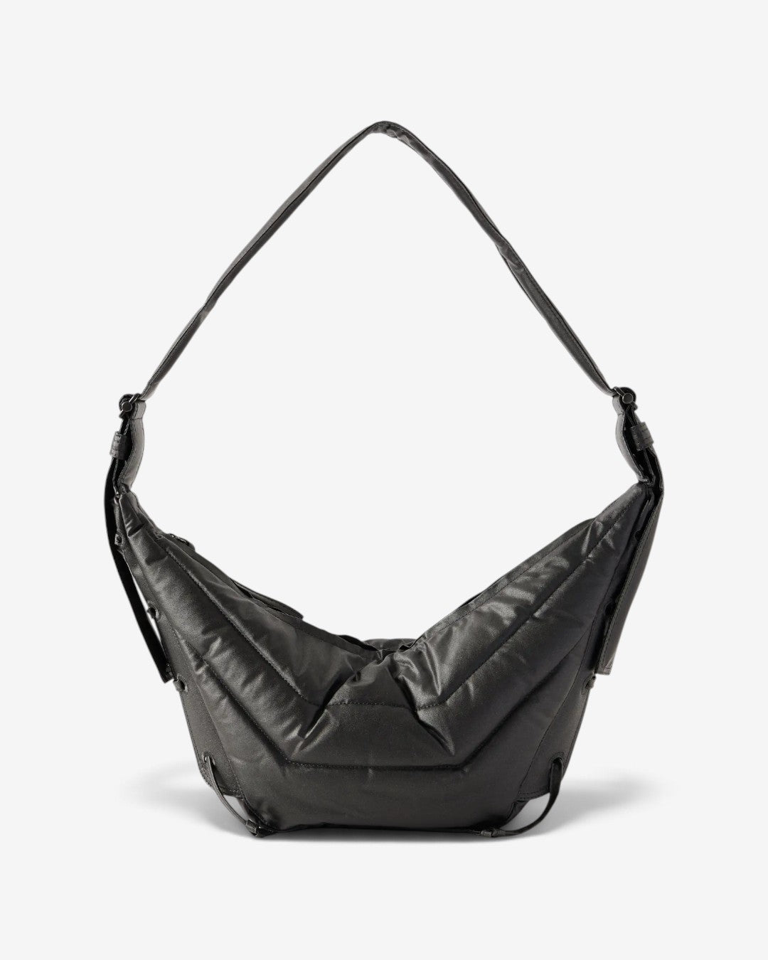 {M.Lu}  Lemaire Small Soft Game Bag Ash Black