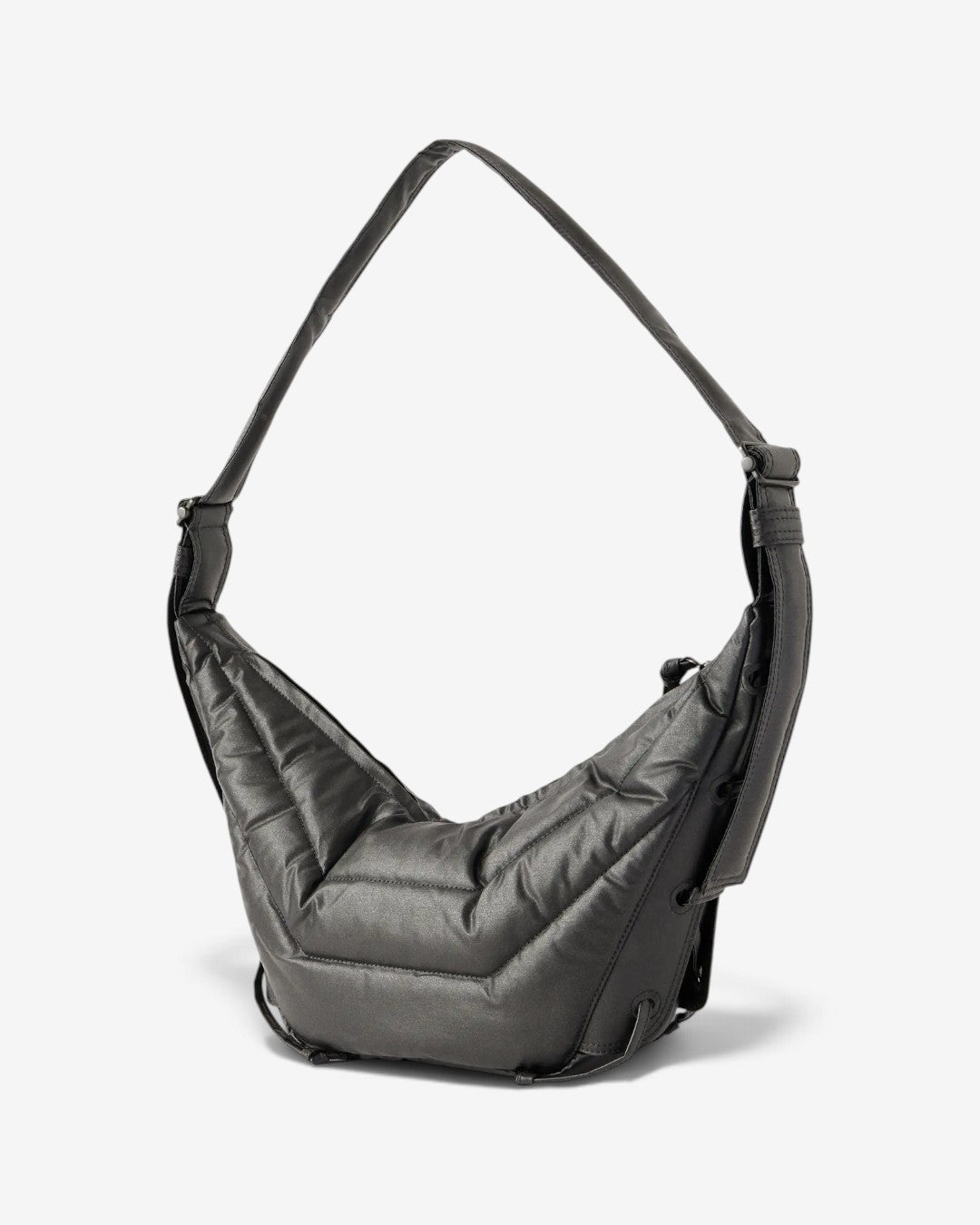 {M.Lu}  Lemaire Small Soft Game Bag Ash Black