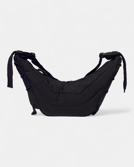 {M.Lu}  Lemaire Small Soft Game Bag Dark Chocolate